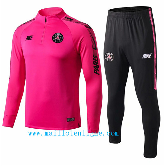 Maillotenligne Survetement PSG Rose 2019/2020 Col Rond