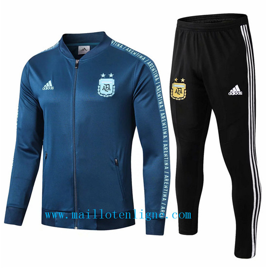 Maillotenligne Veste Survetement Argentine Bleu Marine 2019/2020