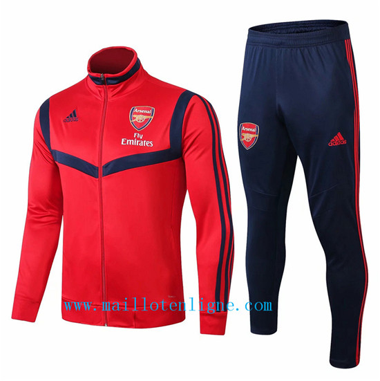 Maillotenligne Veste Survetement Arsenal Rouge/Bleu 2019/2020 Co