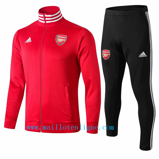 Maillotenligne Veste Survetement Arsenal Rouge 2019/2020 Col Hau