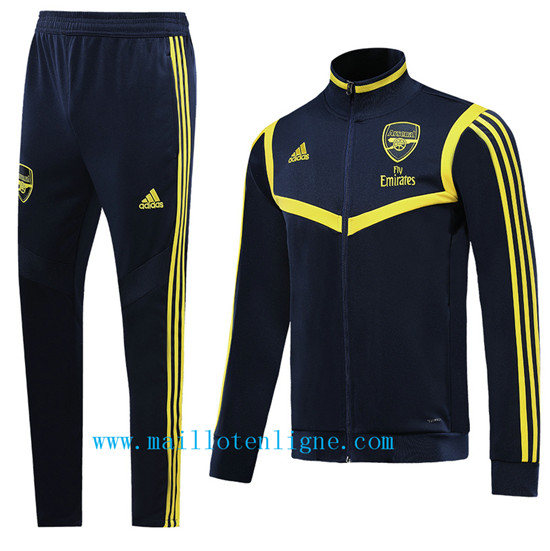 Maillotenligne Veste Survetement Arsenal Bleu Marine/Jaune 2019/