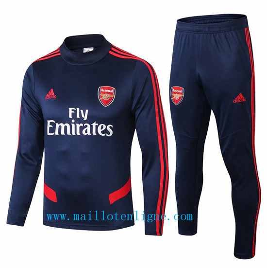 Maillotenligne Survetement Arsenal Bleu Marine/Rouge 2019/2020