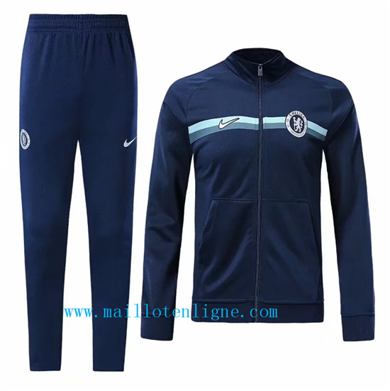 Maillotenligne Veste Survetement Chelsea Bleu Marine 2019/2020