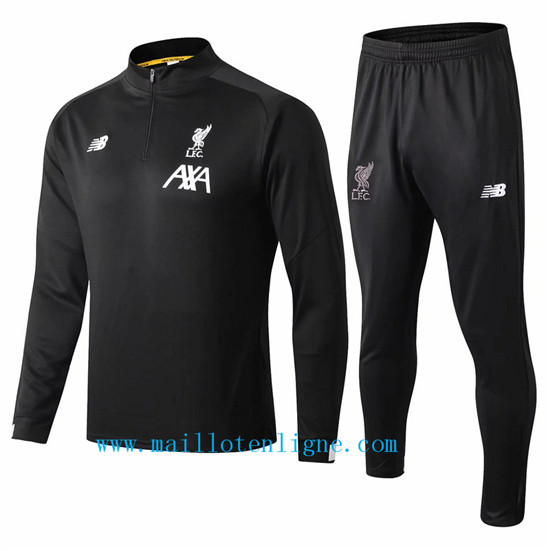 Maillotenligne Survetement Liverpool Noir 2019/2020