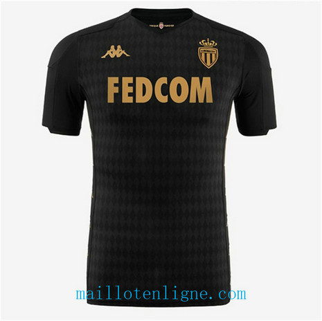 Thai Maillot de AS Monaco Exterieur Noir 2019 2020