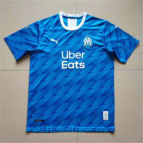 Thai Maillot de Marseille Uber Eats Exterieur Bleu 2019 2020