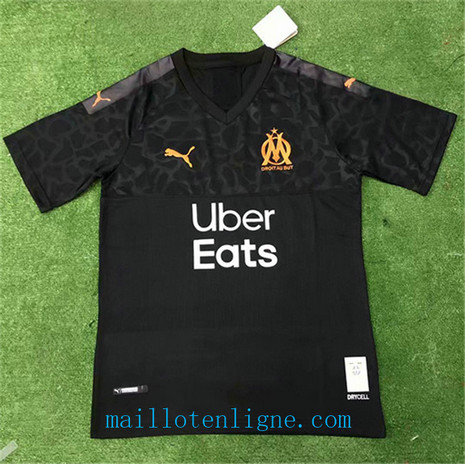 Thai Maillot de Marseille Uber Eats Third Noir 2019 2020