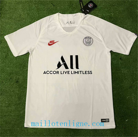 Thai Maillot de PSG All Training Blanc 2019 2020