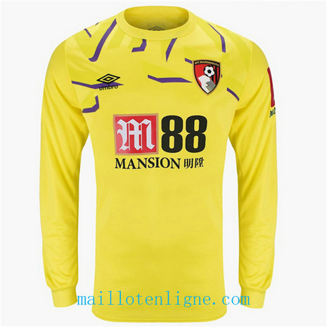 Thai Maillot de Bournemouth FC Goalkeeper Manche Longue Jaune 20