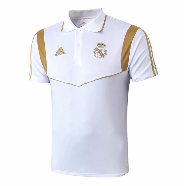 M165 Maillot du Real Madrid POLO Entrainement Blanc 2019 2020