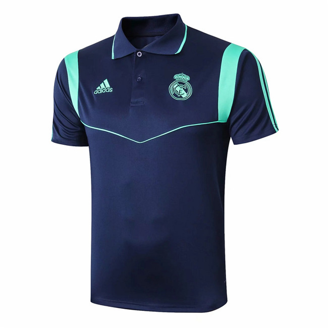 M166 Maillot du Real Madrid POLO Entrainement Bleu Marine 2019 2020