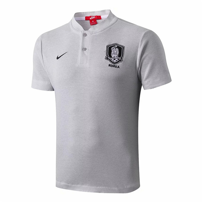 M173 Maillot du Corée Entrainement Gris 2019 2020 Col V 02