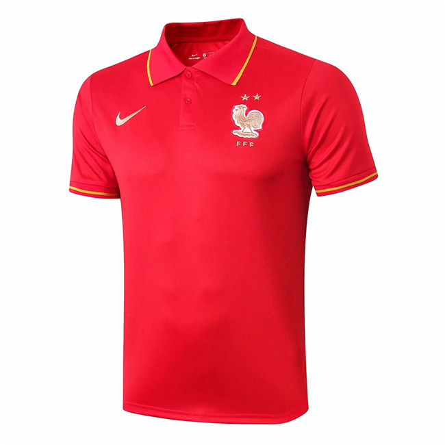 M178 Maillot du France POLO Entrainement Rouge/Bleu Marine