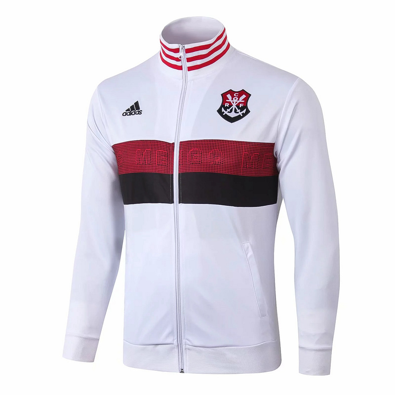 M217 Vestes foot Flamengo Blanc 2019 2020