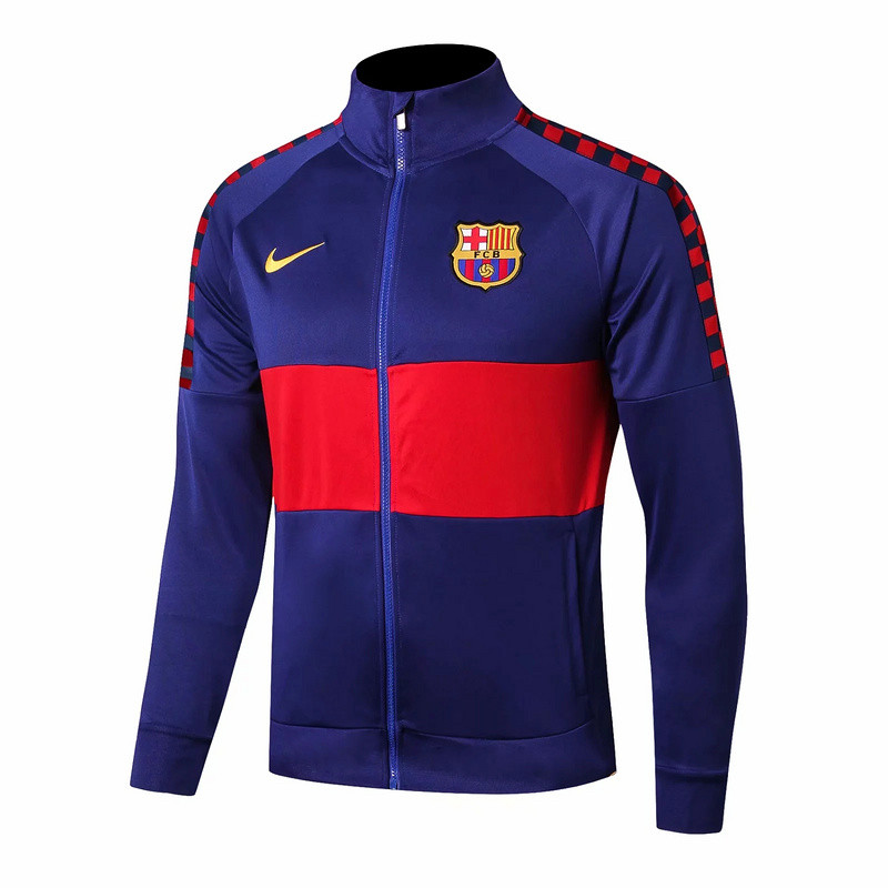 M242 Vestes foot Barcelone Bleu Marine/Rouge 2019 2020