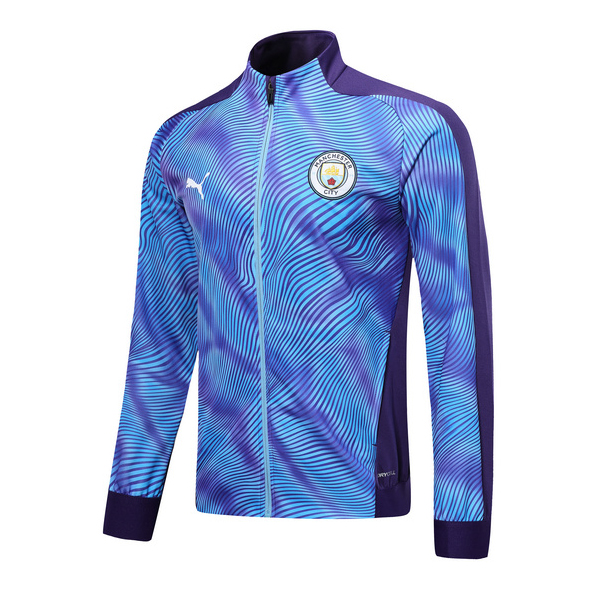 M307 Vestes foot Manchester City Violet/Bleu 2019 2020