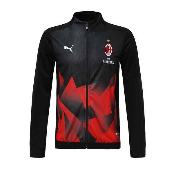 M324 Vestes foot AC Milan Noir/Rouge 2019 2020