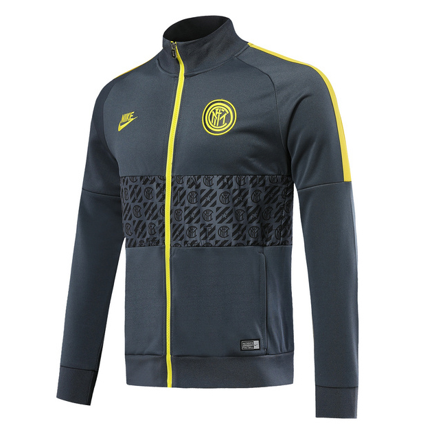 M335 Vestes foot Inter Milan Gris fonce 2019 2020