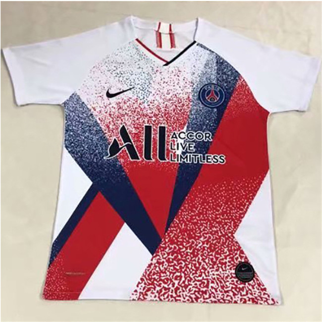 M50 Maillot du PSG Entrainement Blanc/Rouge/Bleu 2019 2020