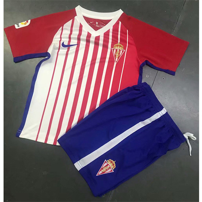 M66 Maillot du Sporting Gijon Enfant Domicile 2019 2020