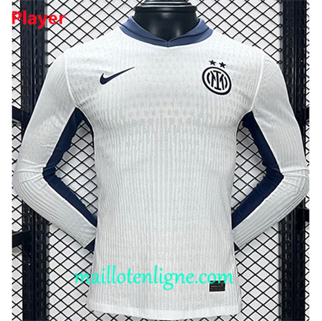 Thai Maillot Player Inter Milan Exterieur Manche Longue 2024 2025 maillotenligne 10376