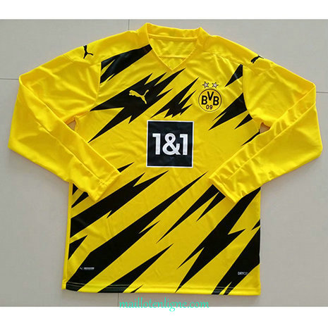 Thai Maillot de Borussia Dortmund Domicile Manche Longue 2020 2021