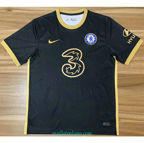 Thai Maillot de Chelsea Noir 2020 2021