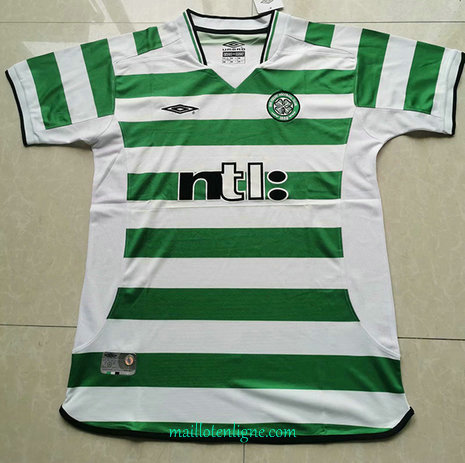 Thai Maillot du Classic Celtic Domicile 2001-03