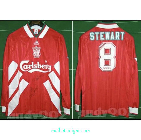 Thai Maillot du Classic Liverpool Domicile Manche Longue 1993-95