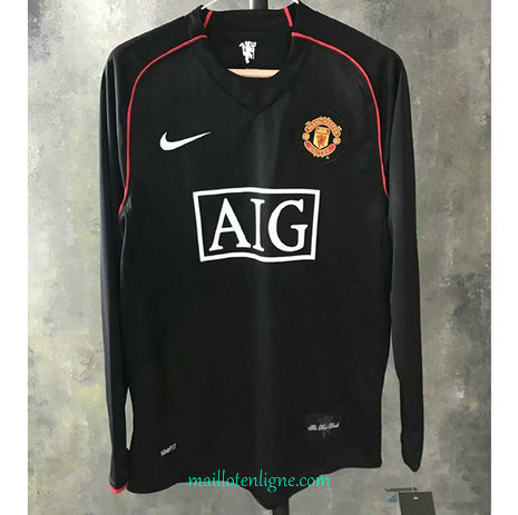 Thai Maillot du Classic Manchester United Third Manche Longue 2007-08