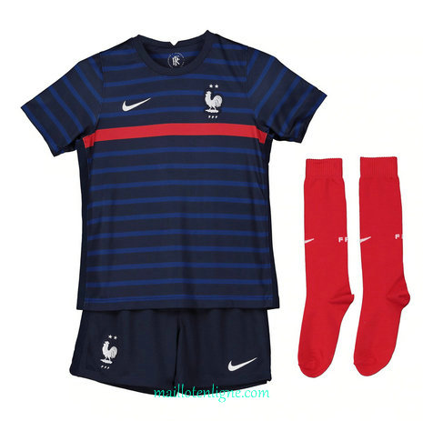 Thai Maillot de France Domicile Enfant 2020 2021