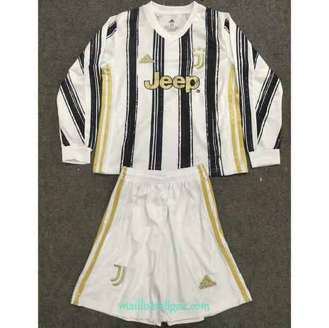 Thai Maillot du Juventus Enfant Domicile Manche Longue 2020 2021