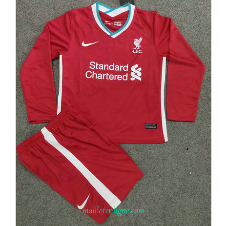 Thai Maillot du Liverpool Enfant Domicile Manche Longue 2020 2021