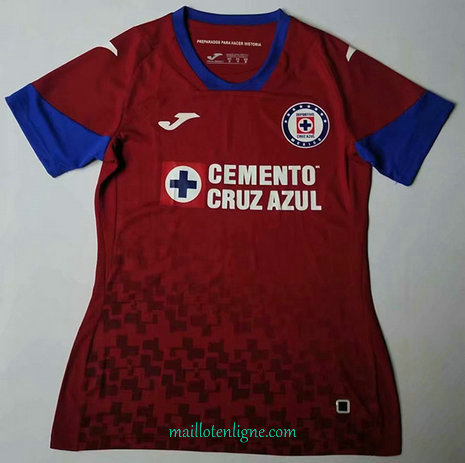 Thai Maillot du Cruz Azul Femme Third Rouge 2020 2021