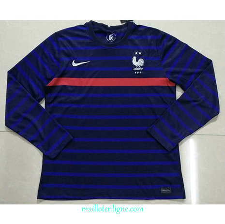 Thai Maillot du France Domicile Manche Longue 2021