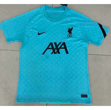 Thai Maillot de Liverpool training Bleu 2020 2021