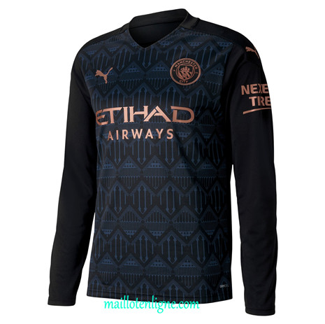 Thai Maillot du Manchester City Exterieur Manche Longue 2020 2021