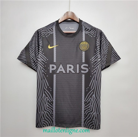 Thai Maillot de PSG training Noir 2020 2021