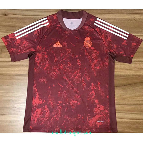 Thai Maillot du Real Madrid training Rouge 2020 2021