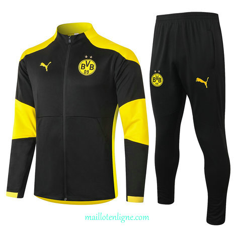 Thai Ensemble foot Borussia Dortmund Veste Survetement Noir 2020 2021