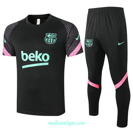 Thai Maillot du Maillot Training Barcelone Noir 2020 2021