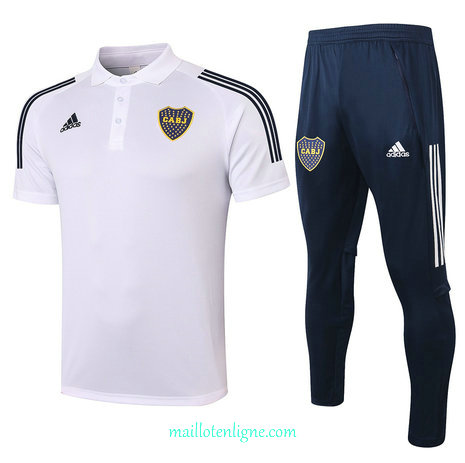 Thai Maillot du Maillot Training Boca Juniors POLO Blanc 2020 2021