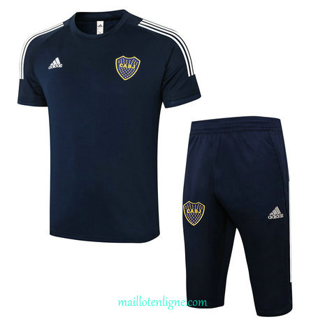 Thai Maillot de Maillot Training Boca Juniors 3/4 Bleu Marine 2020 2021