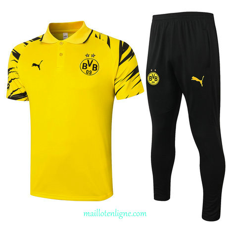 Thai Maillot de Maillot Training Borussia Dortmund POLO Jaune 2020 2021