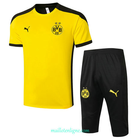 Thai Maillot du Maillot Training Borussia Dortmund 3/4 Jaune 2020 2021