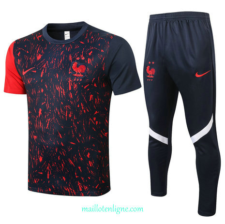 Thai Maillot de Maillot Training France Noir 2020 2021