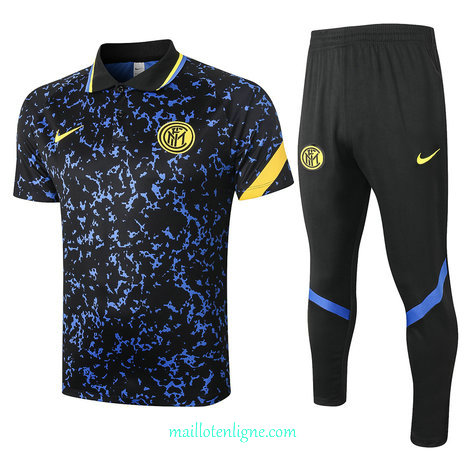 Thai Maillot de Maillot Training Inter Milan Polo Bleu 2020 2021