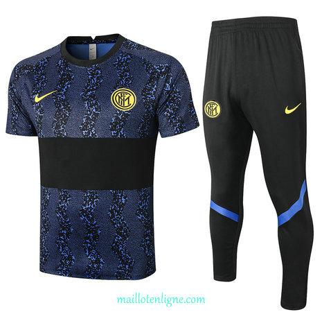 Thai Maillot de Maillot Training Inter Milan Bleu/Noir 2020 2021