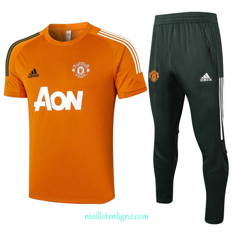 Thai Maillot de Maillot Training Manchester United Orange 2020 2021