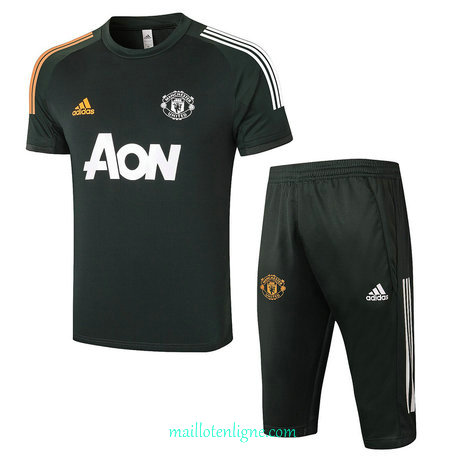 Thai Maillot de Maillot Training Manchester United Armée verte 2020 2021